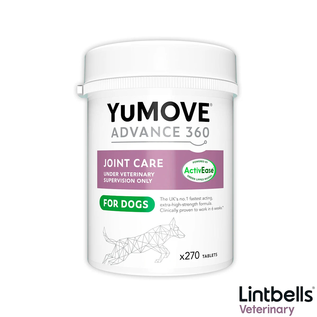 YuMOVE Advance 360 Joint Care for Dogs - 270 tablets