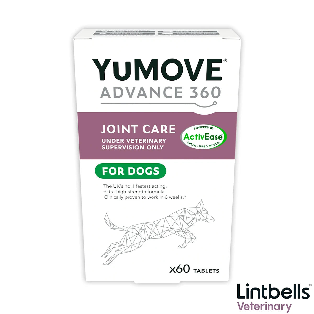 YuMOVE Advance 360 Joint Care for Dogs - 60 tablets