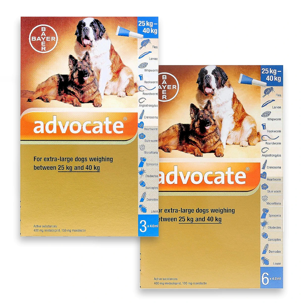 Advocate 400 Spot-On for XLarge Dogs over 25kg