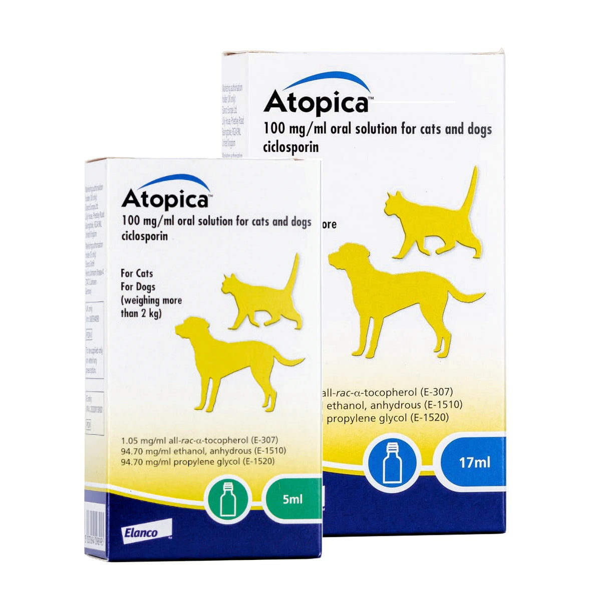 Atopica 100mg/ml Oral Solution - 5ml to 17ml