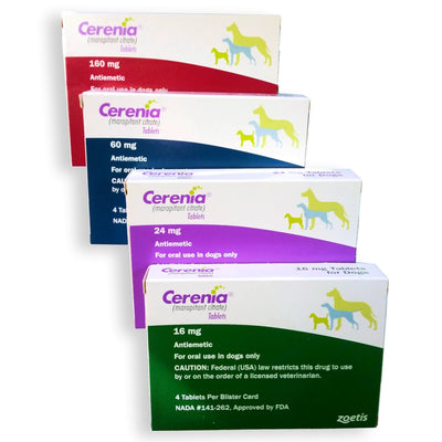 Cerenia® Tablets for Dogs 16/24/60/160mg