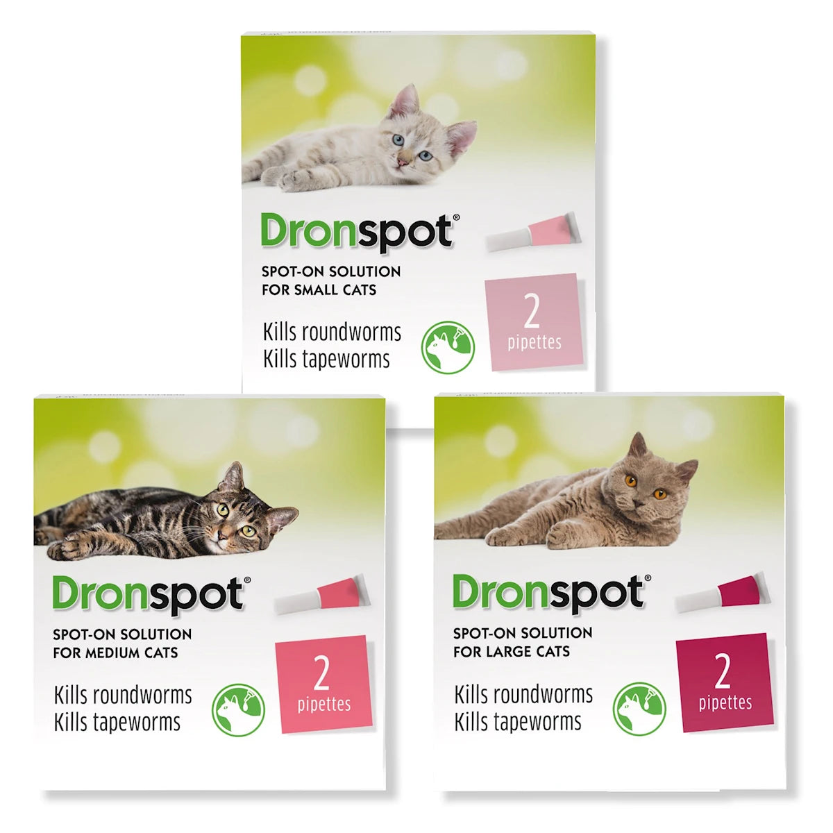 Dronspot for Cats 2 Pipettes MyPetsVet