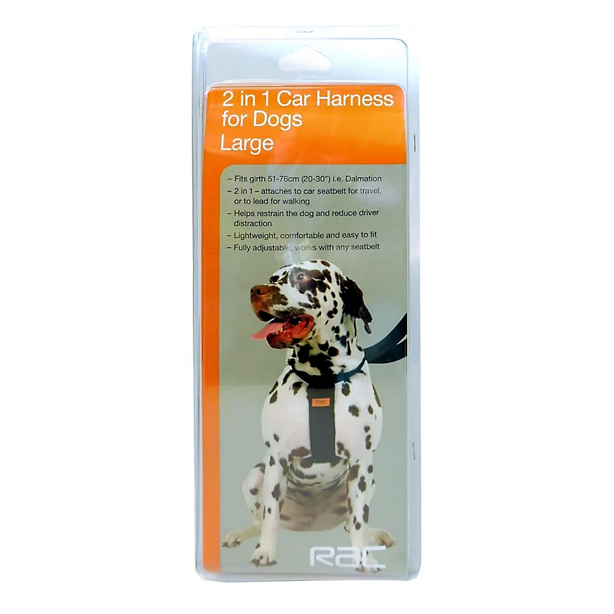 RAC Car Dog Harness Large MyPetsVet