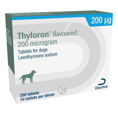 Thyforon 200 Microgram Tablets for Dogs (250 tablets)