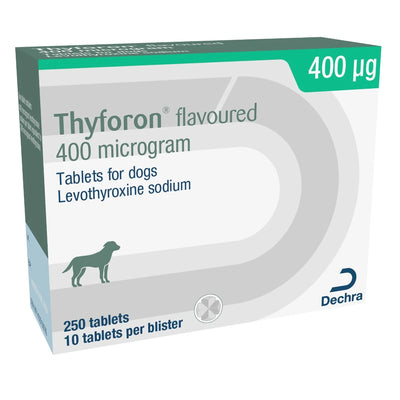 Thyforon 400 Microgram Tablets for Dogs (250 tablets)