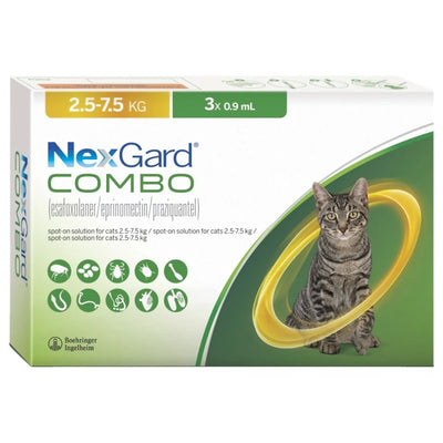 NexGard® COMBO Spot-On Solution for Large Cats (2.5kg-7.5kg)