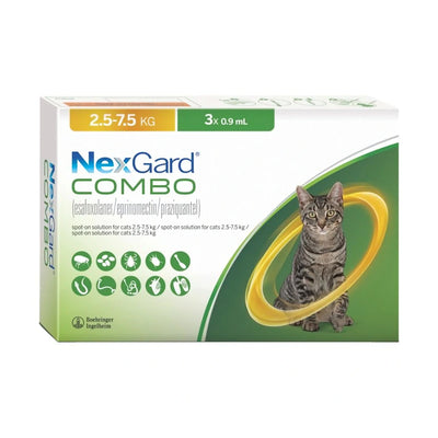 NexGard® COMBO Spot-On Solution for Large Cats (2.5kg-7.5kg)