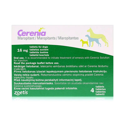 Cerenia® Tablets for Dogs 16/24/60/160mg