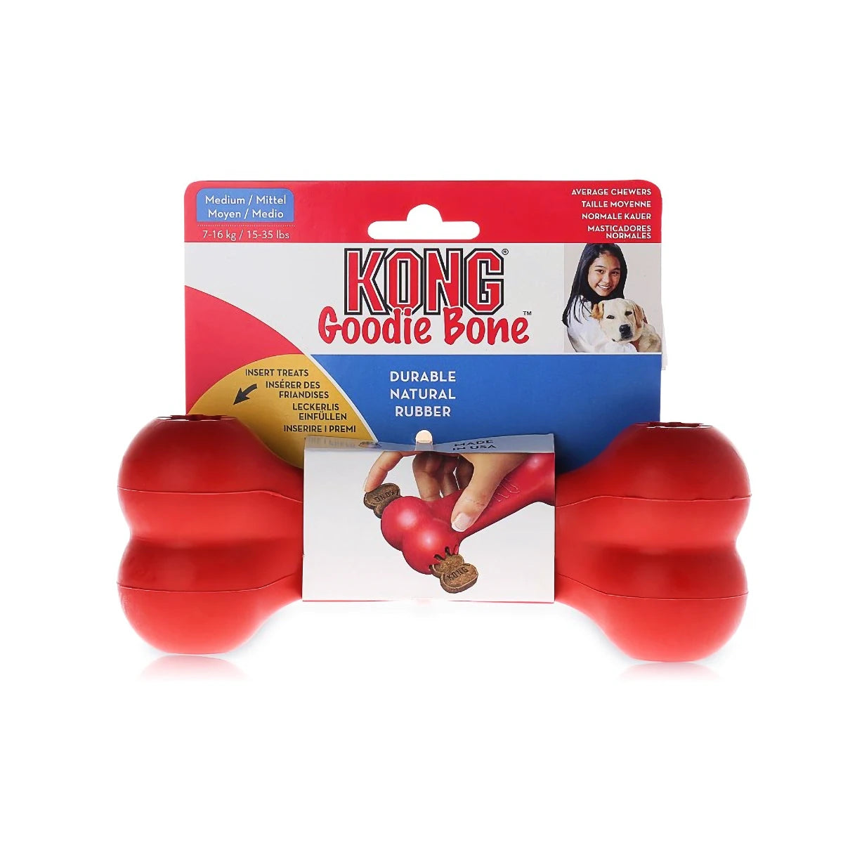 Kong Goodie Bone Red - Medium