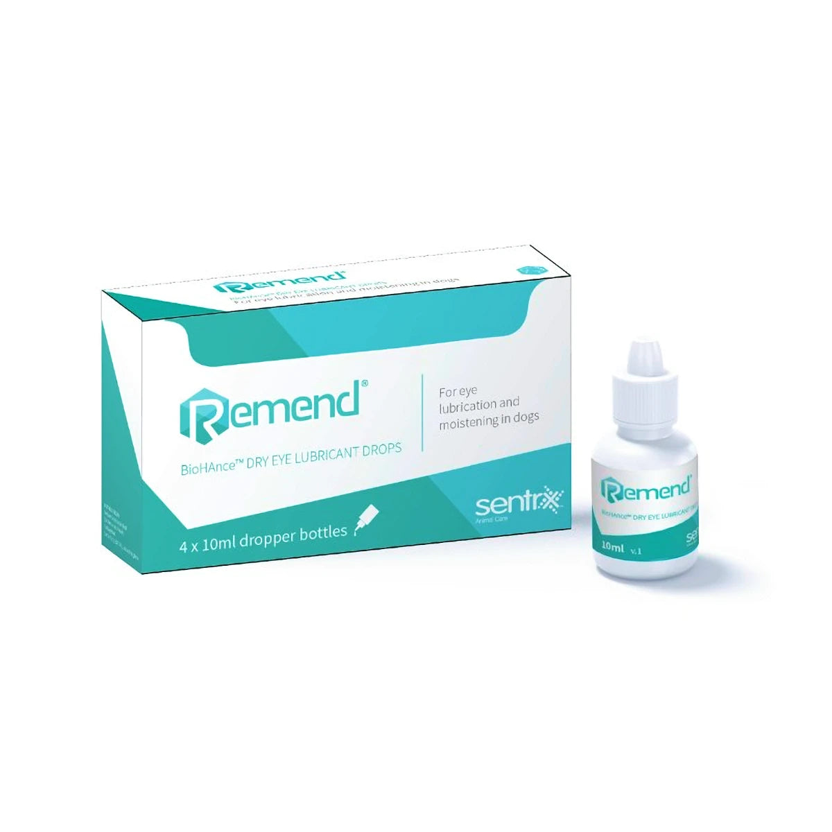 Remend Dry Eye Lubricant Drops 4 x 10ML