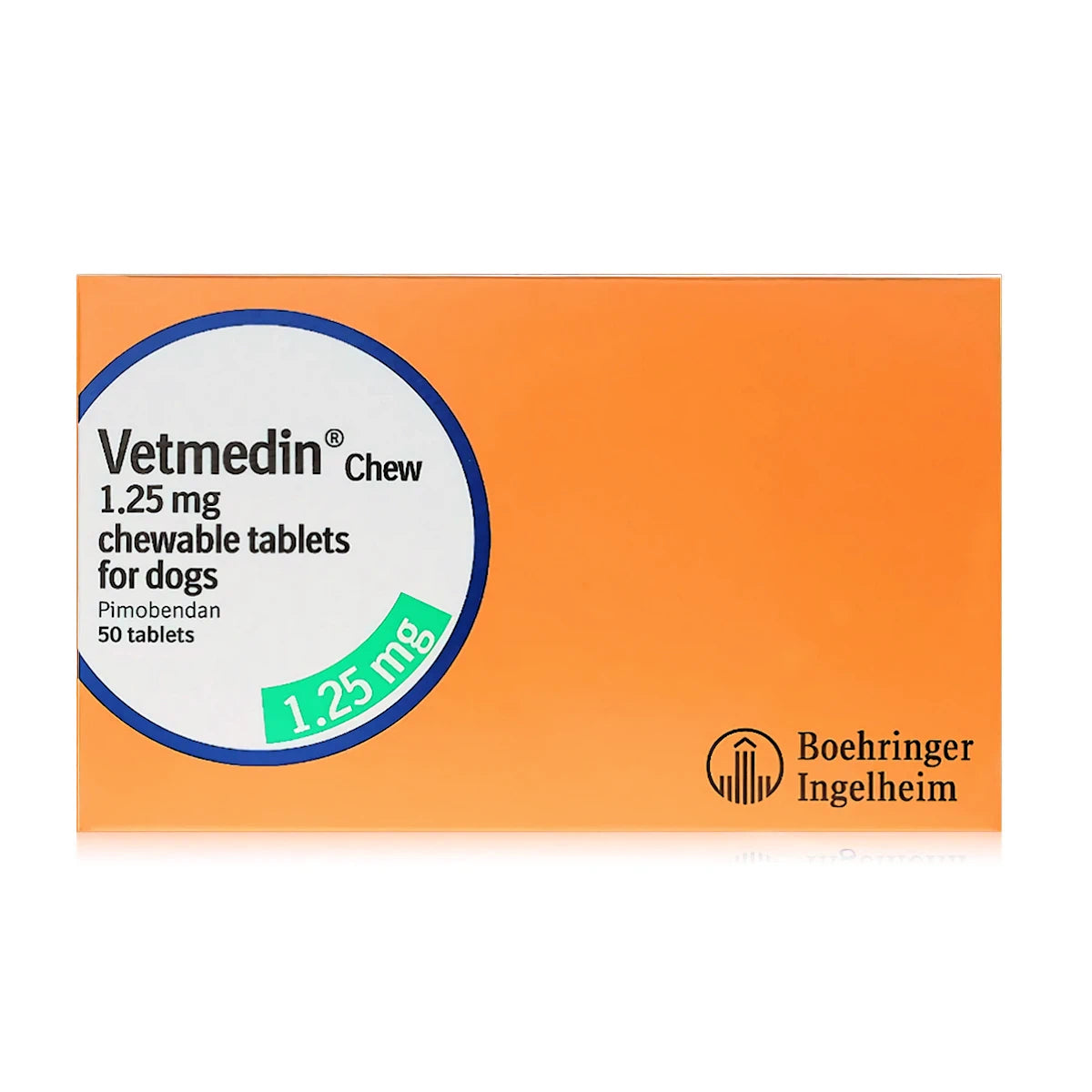 Vetmedin 1.25mg Chewable Tablets for Dogs - 50 Tablets