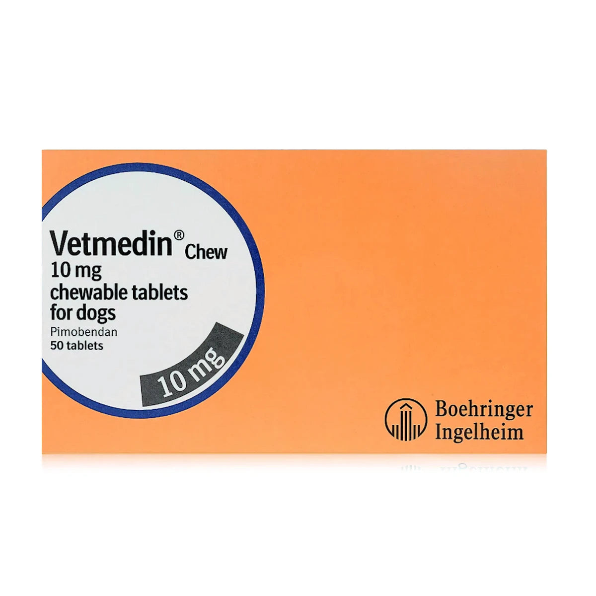 Vetmedin 10mg Chewable Tablets for Dogs - 50 Tablets