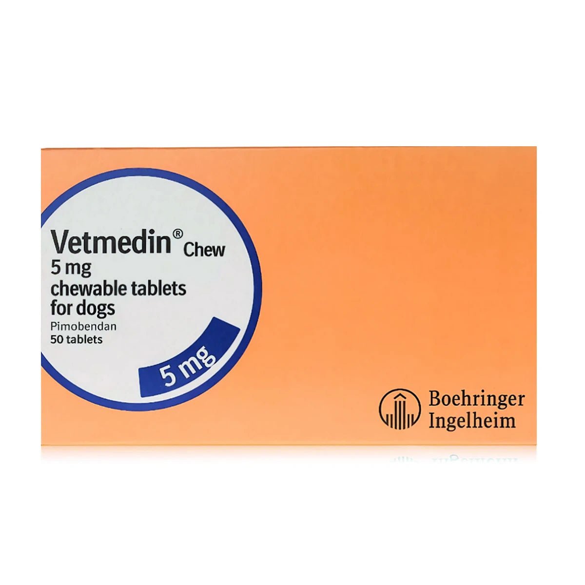 Vetmedin 5mg Chewable Tablets for Dogs - 50 Tablets